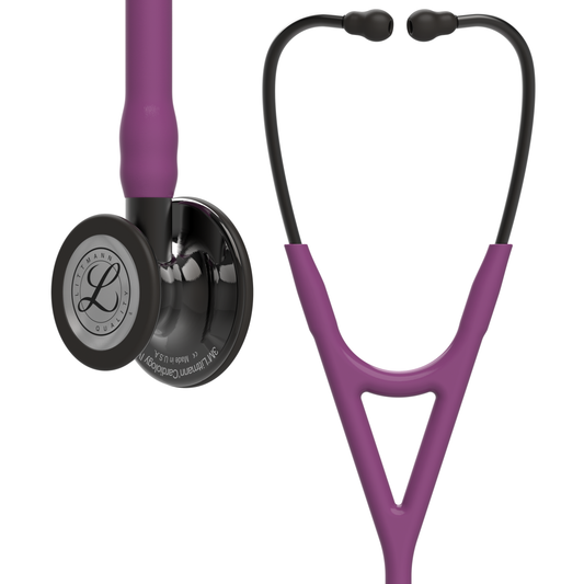 Littmann Cardiology IV Diagnostic Stethoscope: Plum & Smoke 6166 - Littmann Stethoscopes