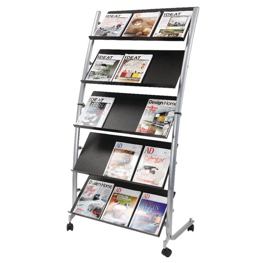 Wide Mobile Literature Display Stand - Vow