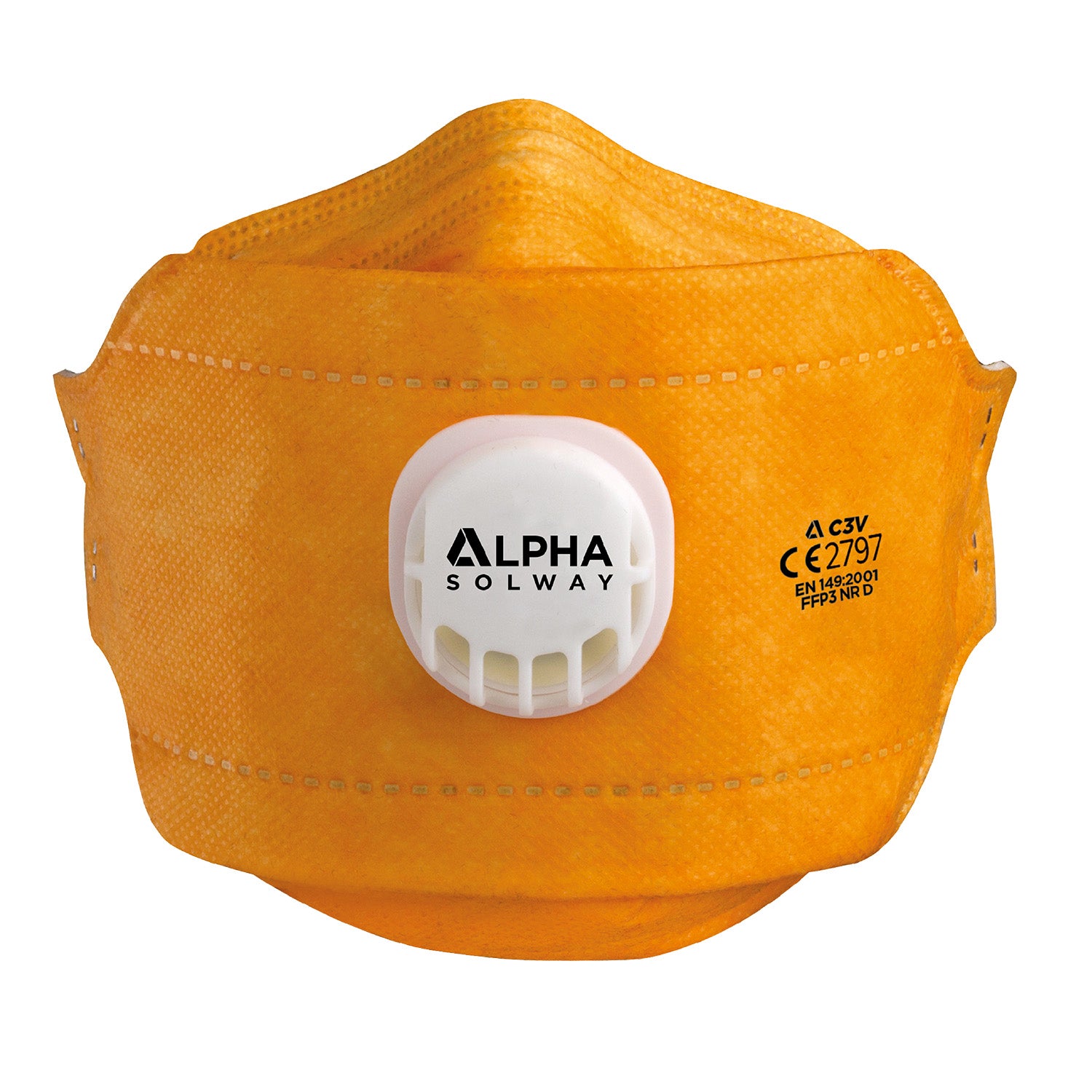 Alpha Solway FFP3 Face Masks Valved - Box of 20 [Not Reuseable] - Alpha Solway