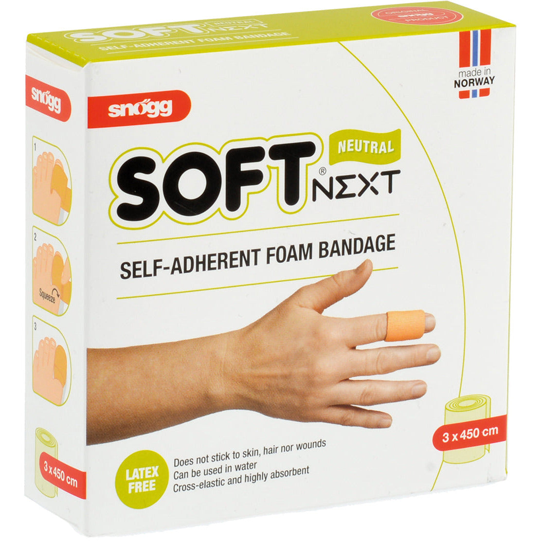 Snogg Soft Next Plaster, Neutral 3cm x 4.5m - Safety First Aid