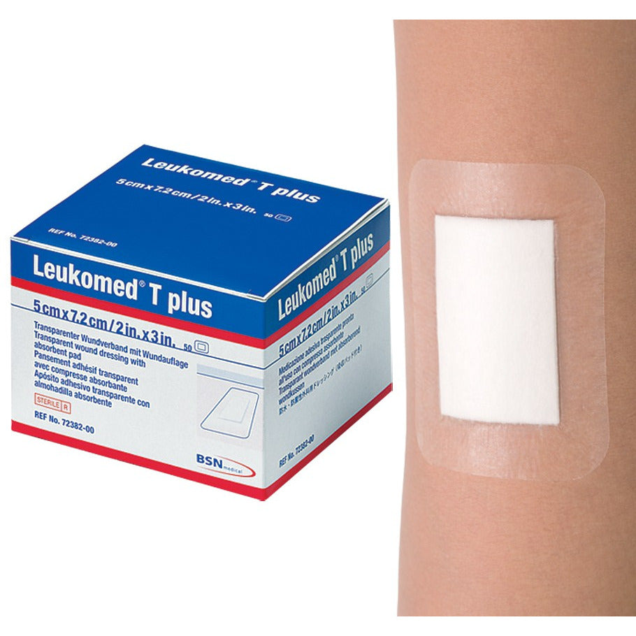 Leukomed T Plus Dressing 10cm x 25cm (pad size 5cm x 20cm) Pack of 50 - BSN