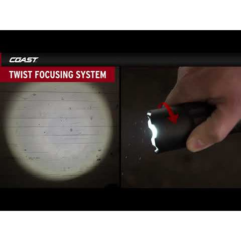 Coast Polysteel 400 Twist-Focusing LED Torch - Coast