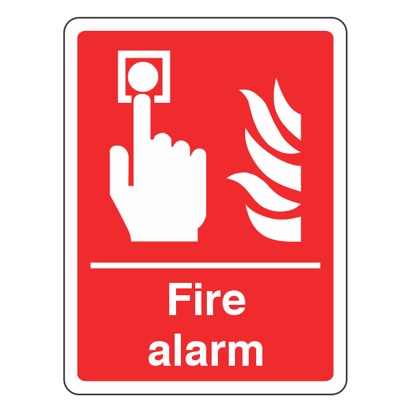 Fire Alarm Sign - Medisigns