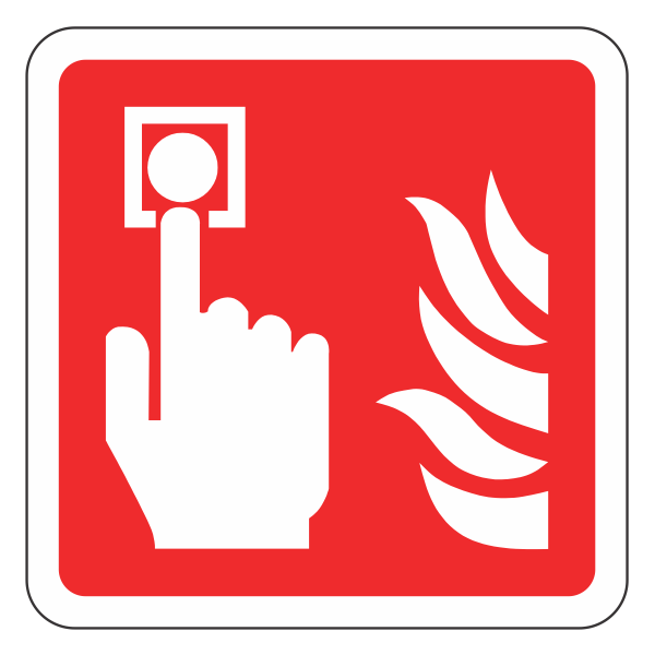 Fire Alarm Sign Call Point Sign (Logo) - Medisigns