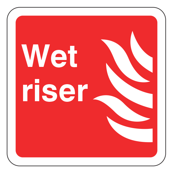 Wet Riser Sign - Medisigns