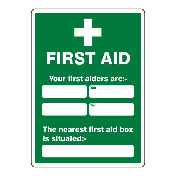 Your First Aiders Are Sign - Medisigns