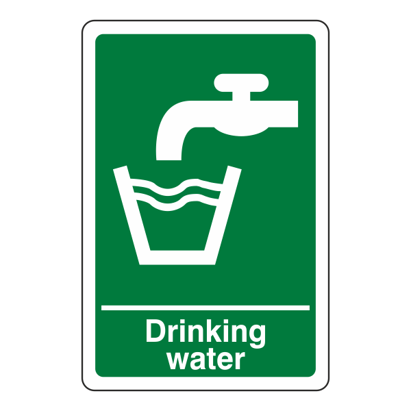 Safe Drinking Water Sign - Medisigns