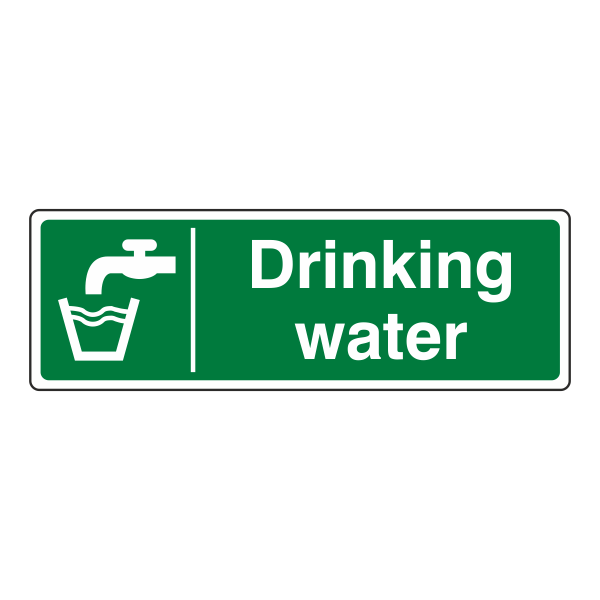 Safe Drinking Water Sign - Medisigns