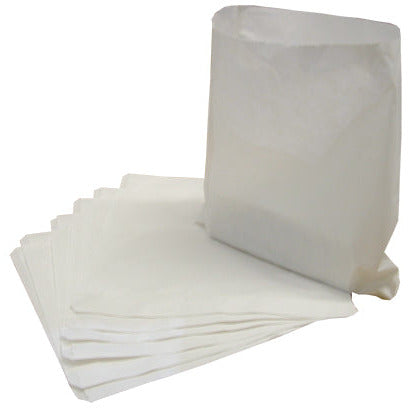 12x12" Sulphite Paper Bag Unstrung Whiteite x 1000