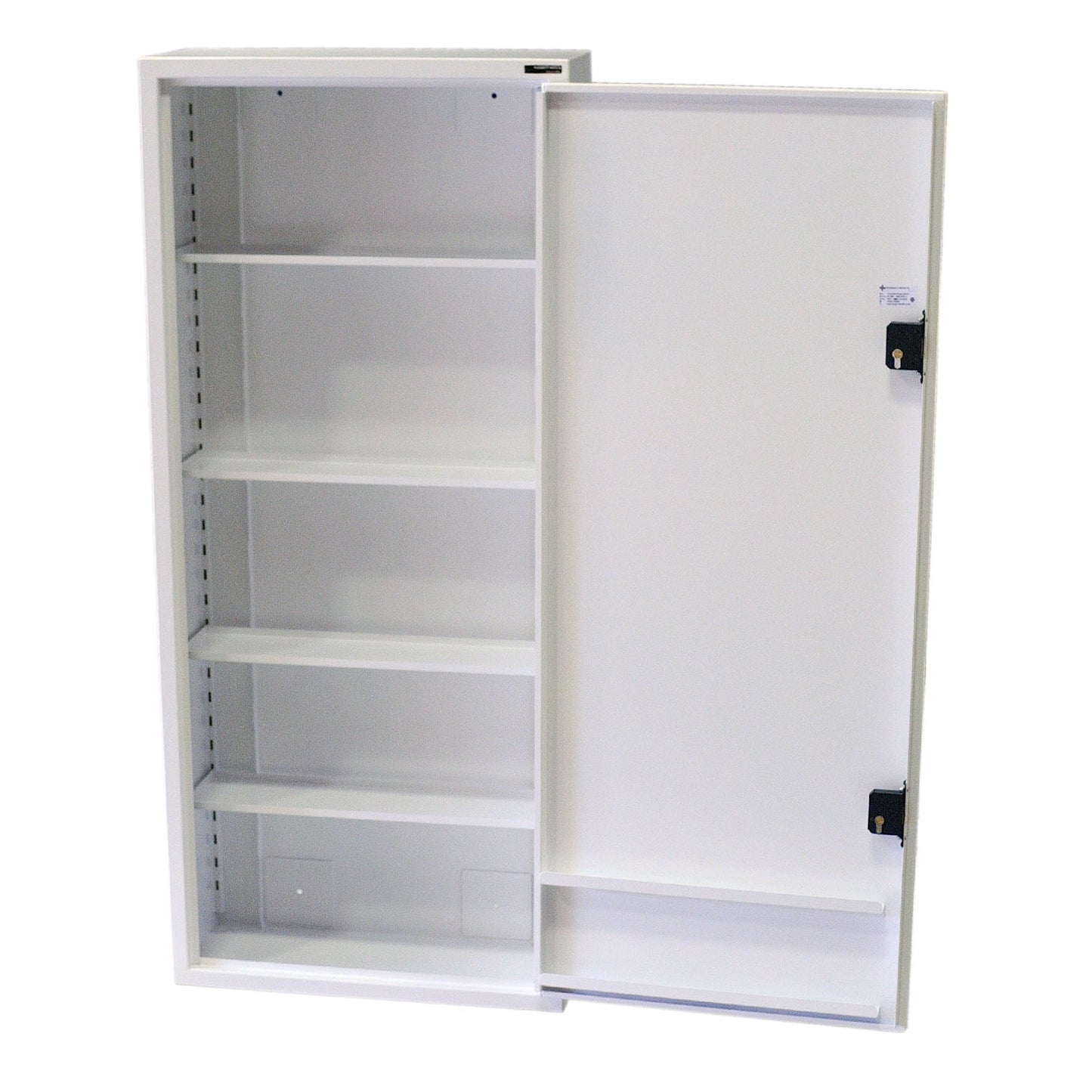 Controlled Drugs Cabinet 1750 X 760 X 300mm | 4 Shelves (Adjustable) 1 Door Shelf | R/H Hinge / Warning Light - HEC Cabinets