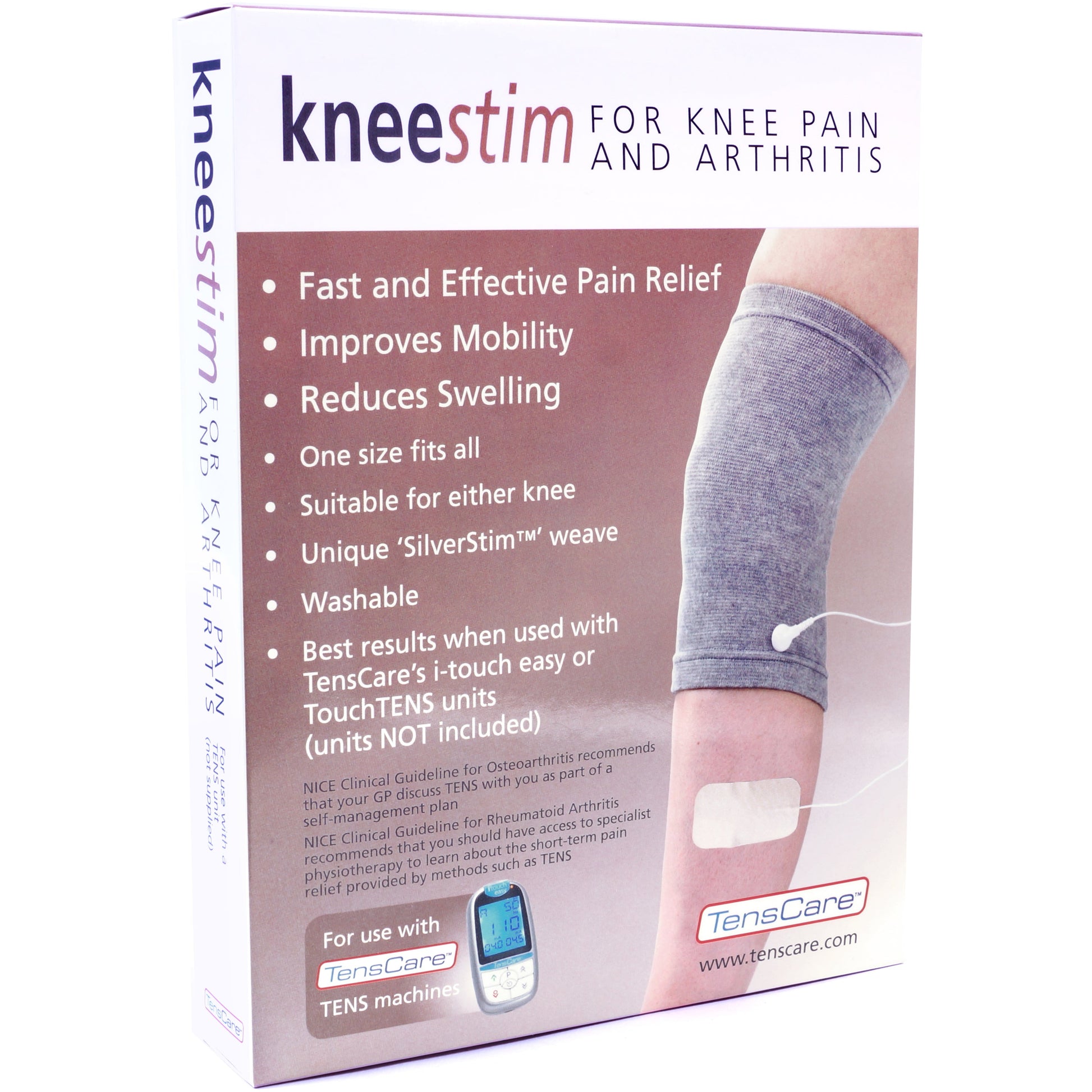 Knee Wrap Electrode - For use with TENS - Tenscare