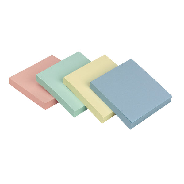 Q Connect Quick Sticky Note 76x76mm Rainbow Pastel (12) - Vow