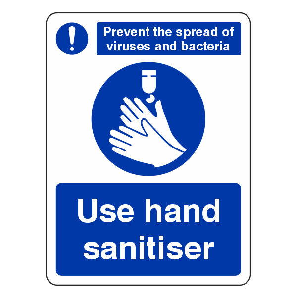 Use Hand Sanitiser Sign - Medisigns