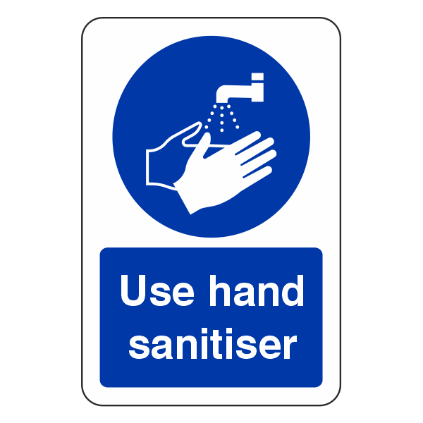 Use Hand Sanitiser Sign - Medisigns