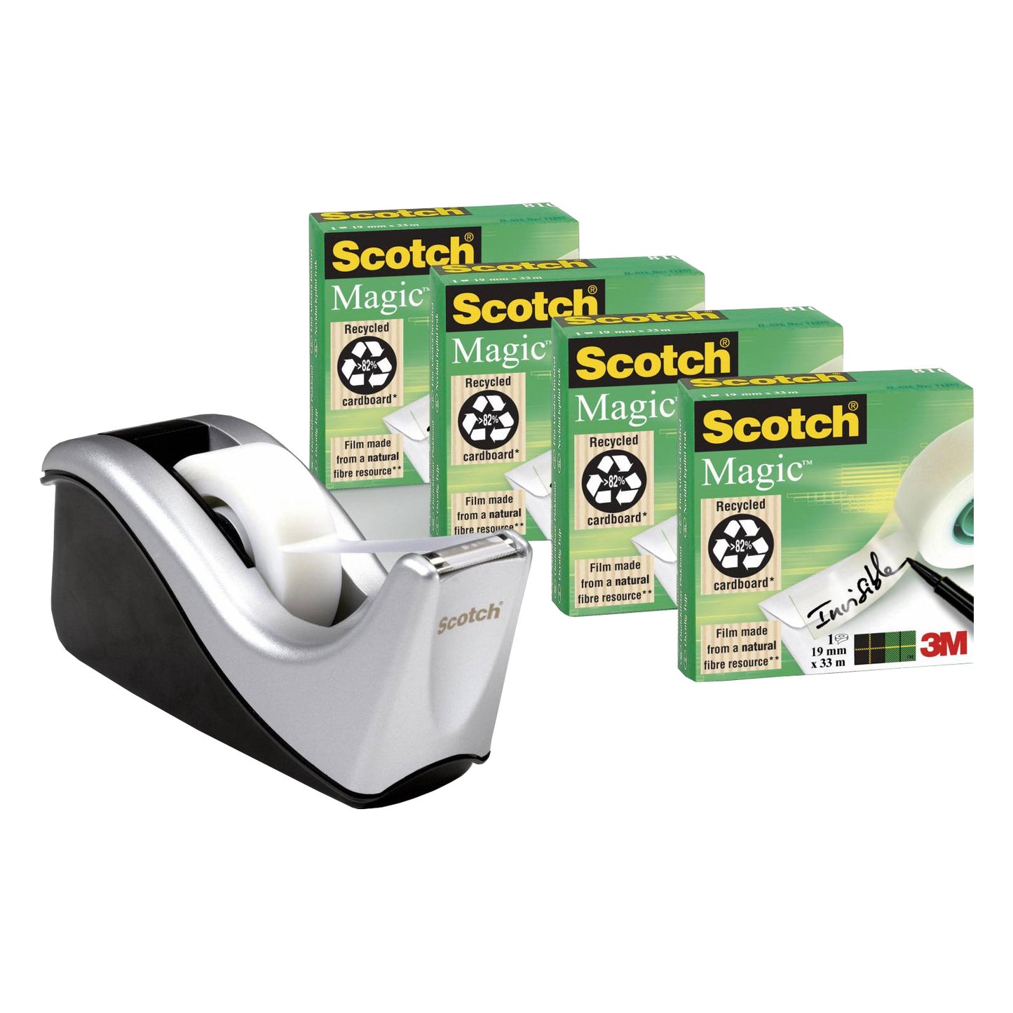 3M Scotch C60 Disp Silver & Tape - Scotch