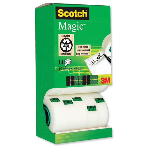 3m Scotch Magic Tape 19mmx33m Pk12 - 3M