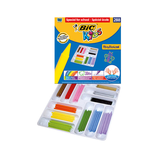 Bic Cls Kids Plastidecor Tri Cryns Asstd - Bic