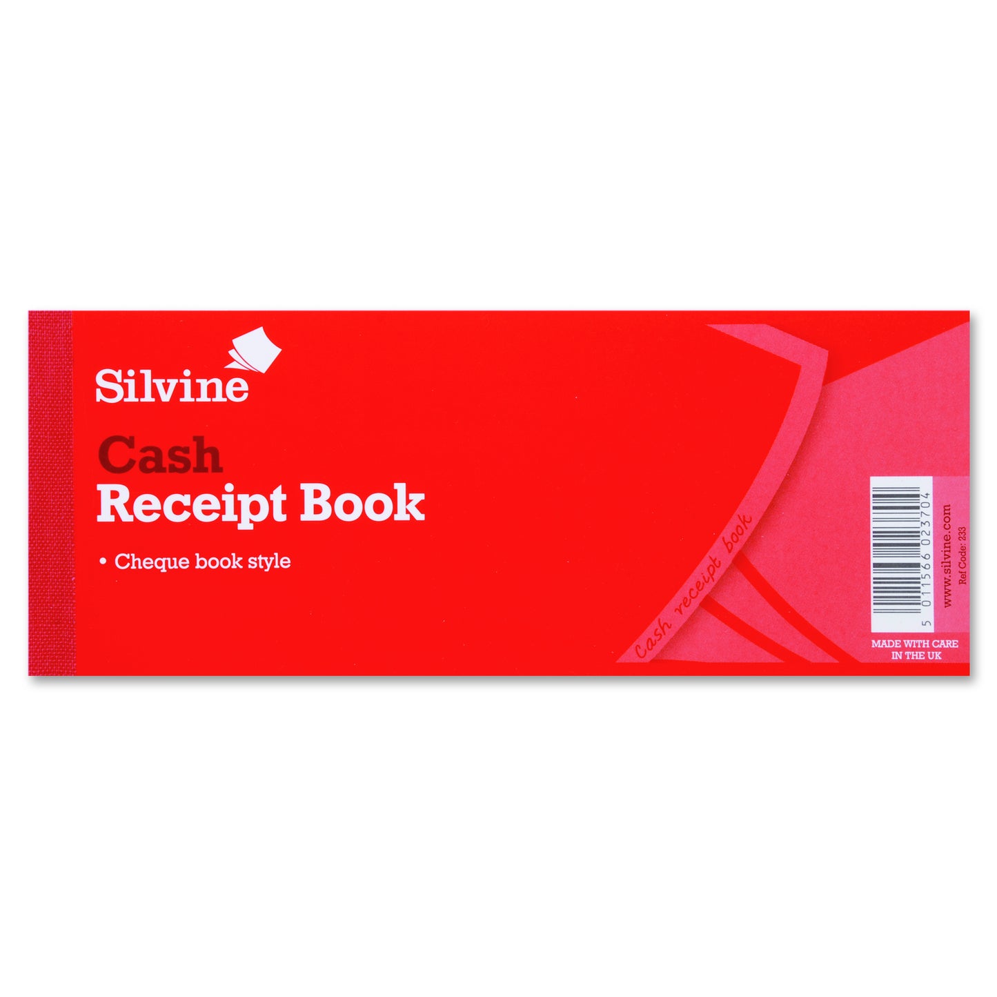 Silvine Duplicate Book 76x203 Counterfoil Receipt 233 pack of 36