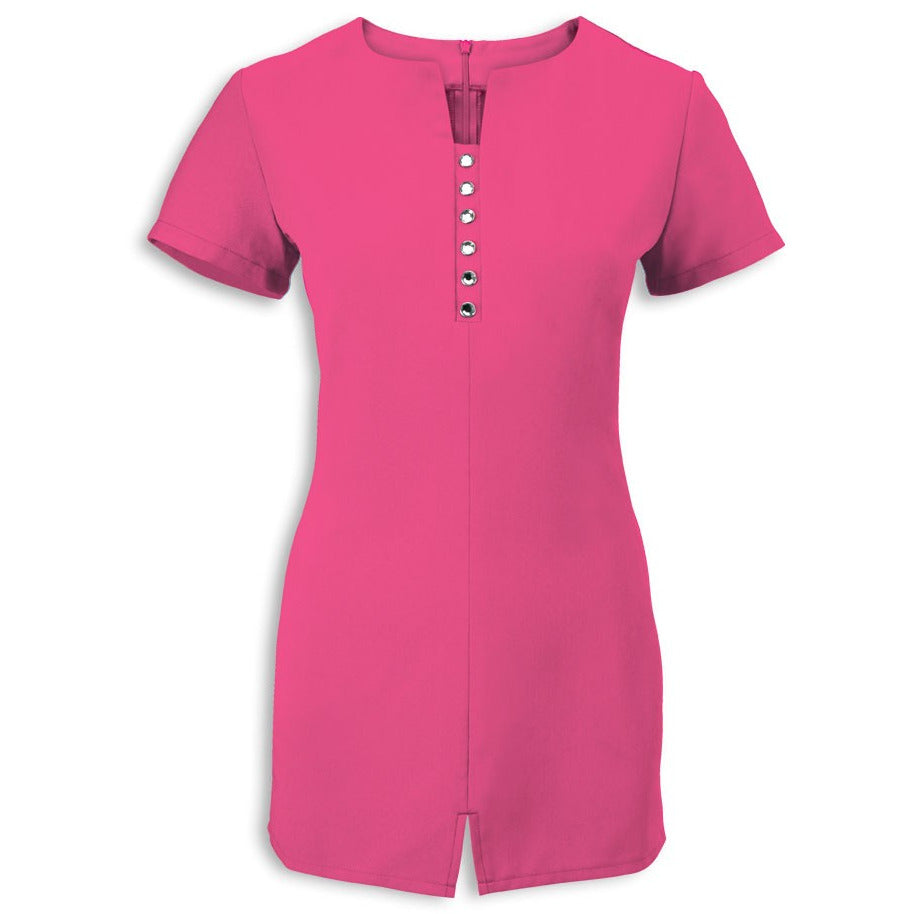 Women's Notch Neck Beauty Tunic - 