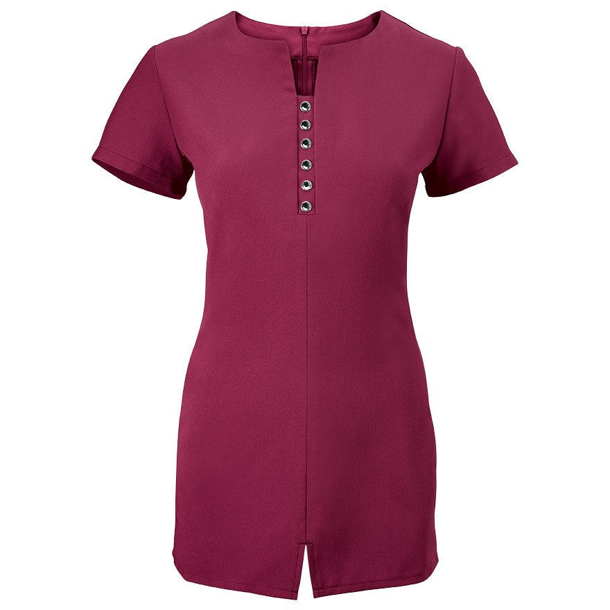 Women's Notch Neck Beauty Tunic - 