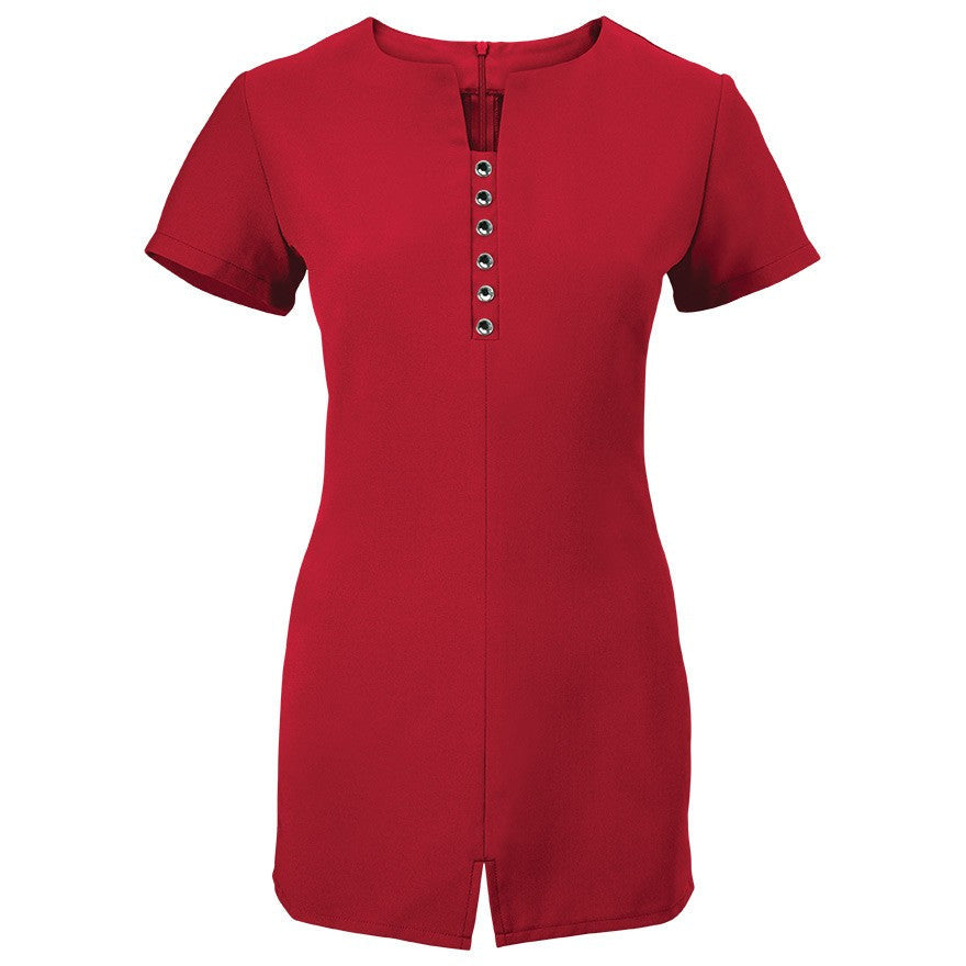 Women's Notch Neck Beauty Tunic - 