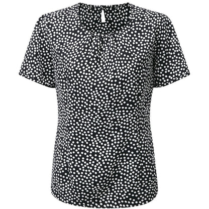 Women's Round Neck Print Bsulouse - 