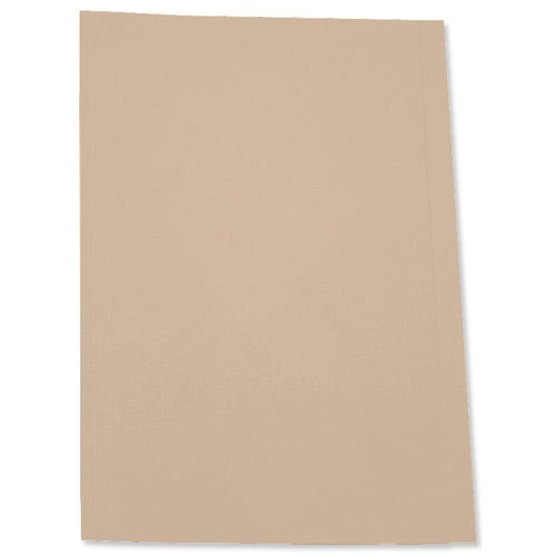 Select Square Cut Folder Foolscap Buff 180g pack of 100 - Selected