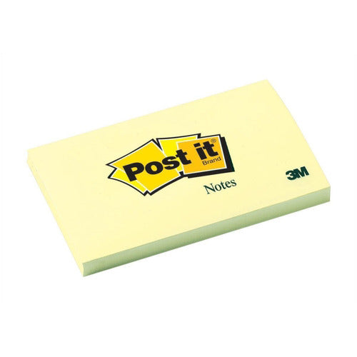 3m Postit Note 76x127mm Yellow 655 Pk12 - 3M