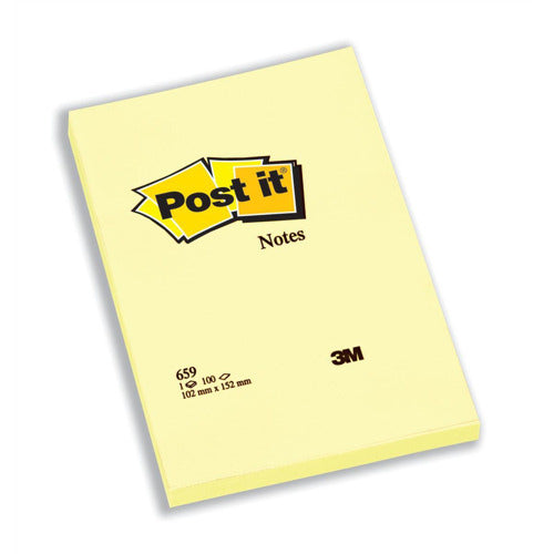 Post-it Note Large Format Pln 659YE pack of 6 - Post-it