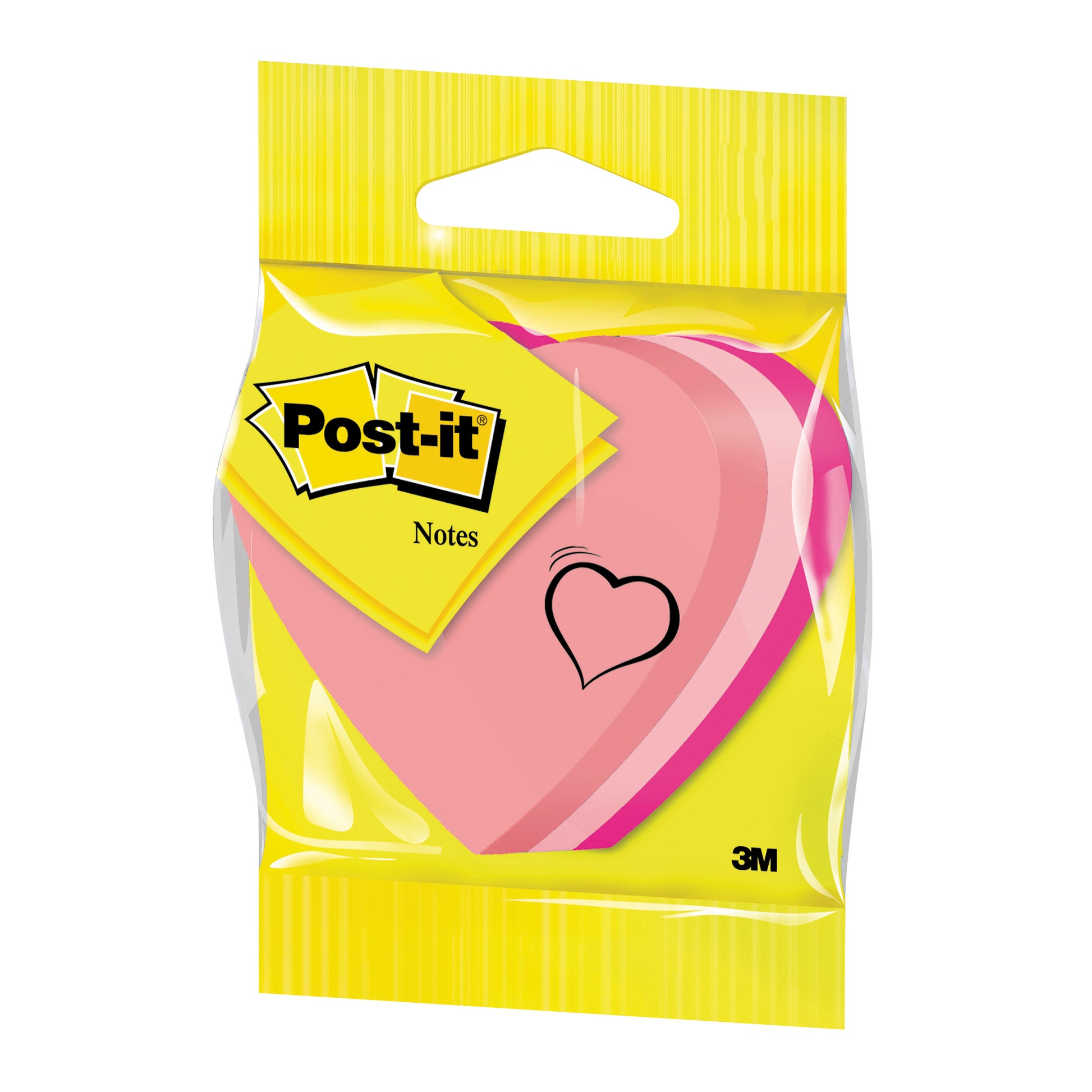 Post-it Note Shape Pad Heart (12) 2007H - Post-it