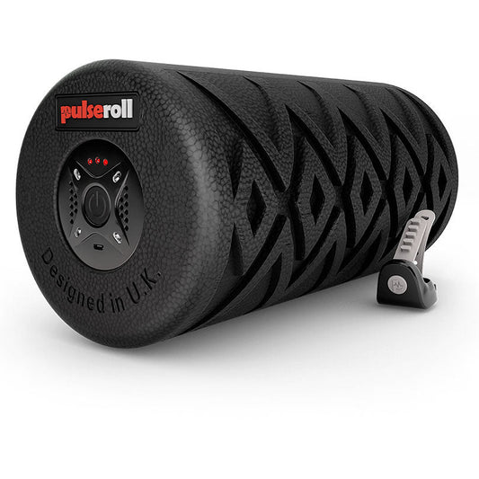 4 Speed Vibrating Foam Roller - 30 Cm - Black - Pulseroll