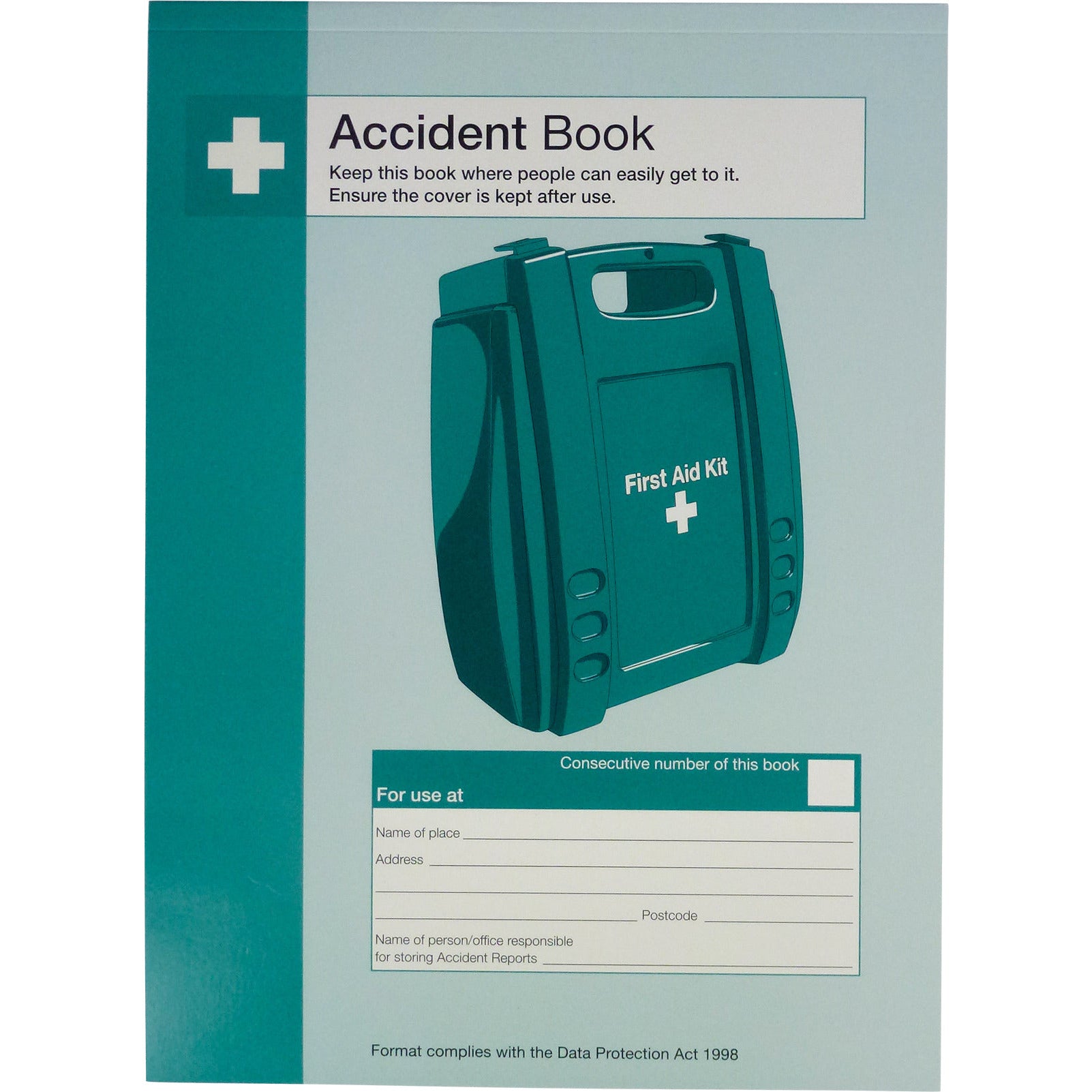 Accident Book A4 - Safety First Aid