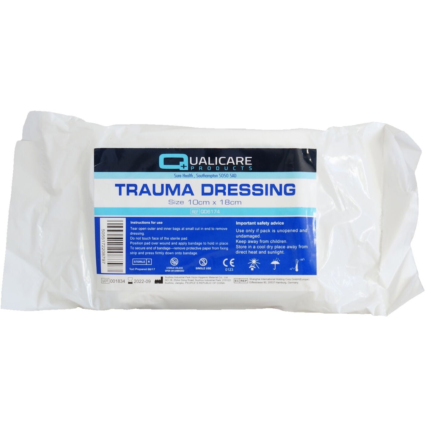 Trauma Dressing 10x18 - Medisave UK