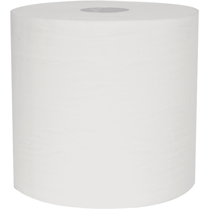 White Emb Roll Towel 1 ply - 200m - Case of 6 - Northwood