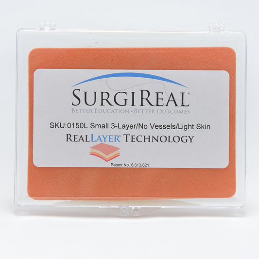 3 Layer Reallayer Suture Pad W/O Vessels Light Skin - Erler Zimmer