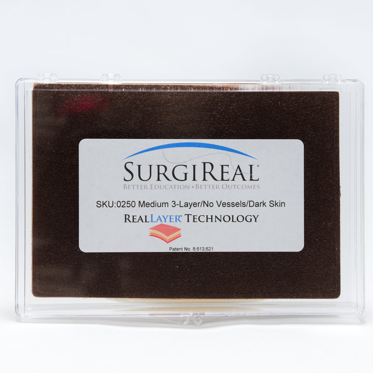 3-Layer Medium Realsuture Suture Pad Dark Skin - Erler Zimmer