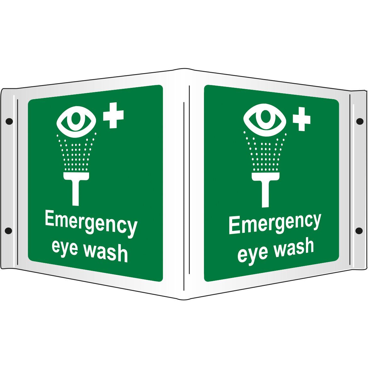 Eyewash 3D Projecting Sign, 35x20cm - Safety First Aid