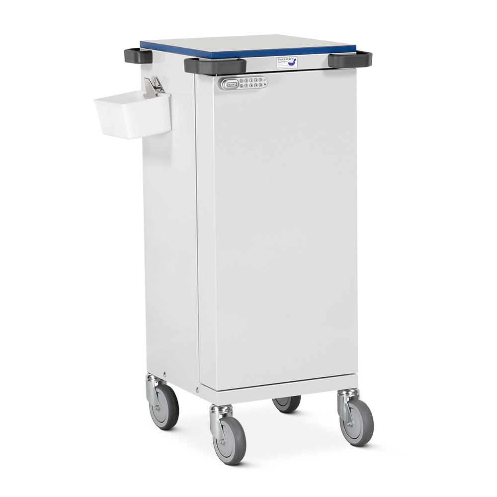 Unit Dosage Trolley - Single Door - Nomad - 30 Cassettes - Electronic Push Button Lock - Bristol Maid