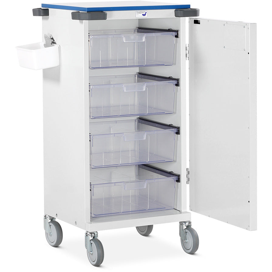 Unit Dosage Trolley, Single Door, Original Packaging, 24 Components, Electronic Push Button Lock - Bristol Maid