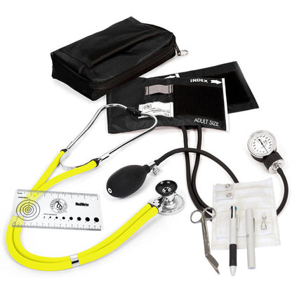 Aneroid Sphygmomanometer, Stethoscope & Accessories Nurse Kit - 