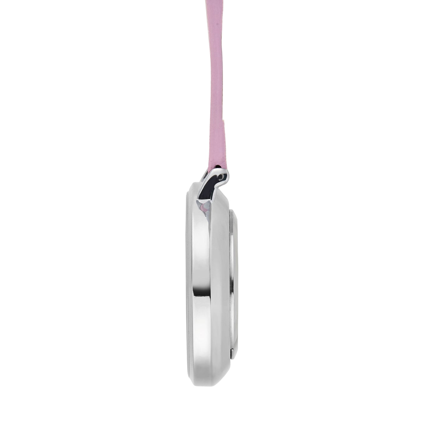 Annie Apple Nurses Fob Watch - Aurora - White/Silver/Pink - Leather - 35mm - Annie Apple