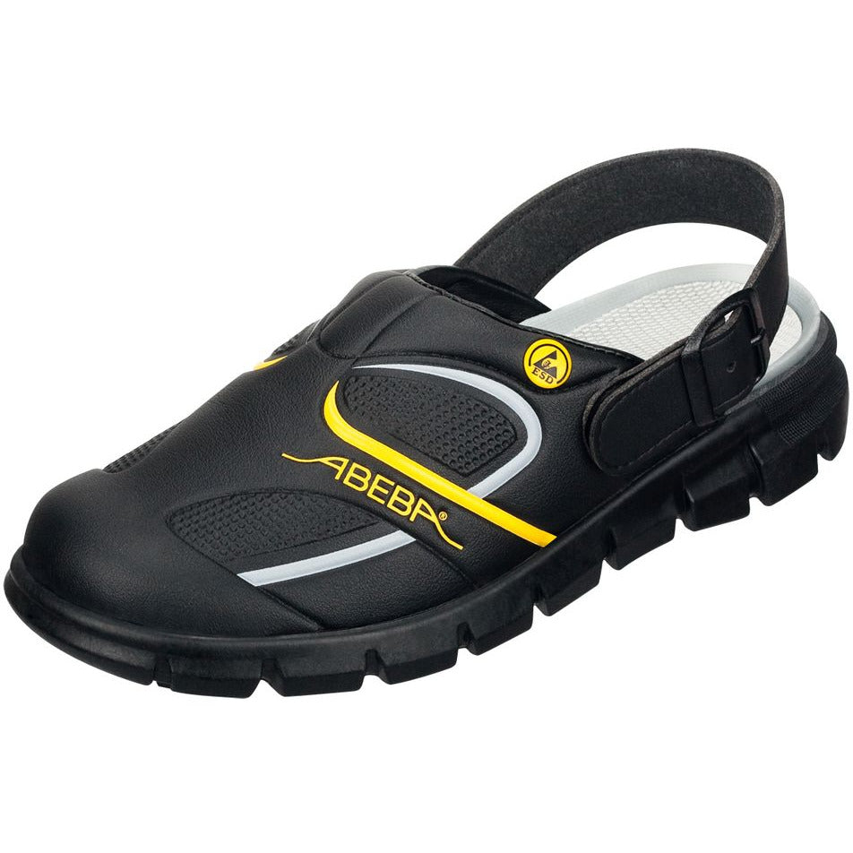 Abeba Dynamic A-Micro Medical Shoes - Black/Yellow - 