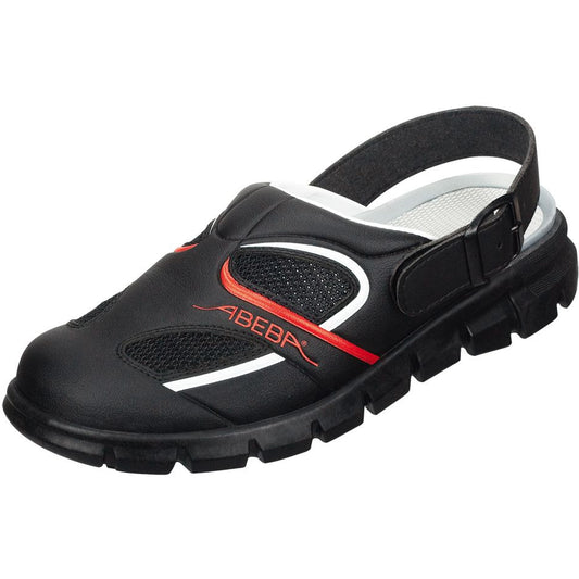 Abeba Dynamic A-Micro Medical Shoes with Breathable Inlay - Black/Red-9 - Abeba