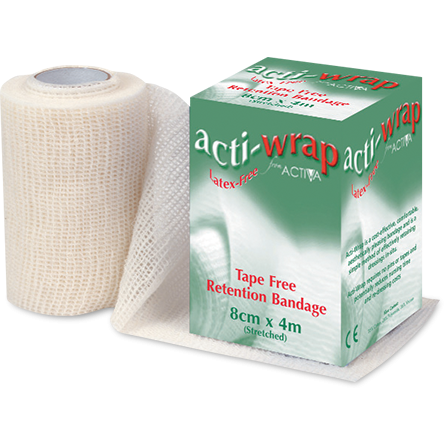 ActiWrap Latex Free Retention Bandage - 6cm x 4m - Single Roll - Lohman & Rauscher