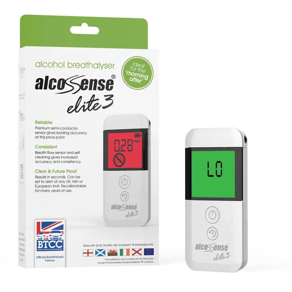 AlcoSense Elite 3 Breathalyzer - Alcosense