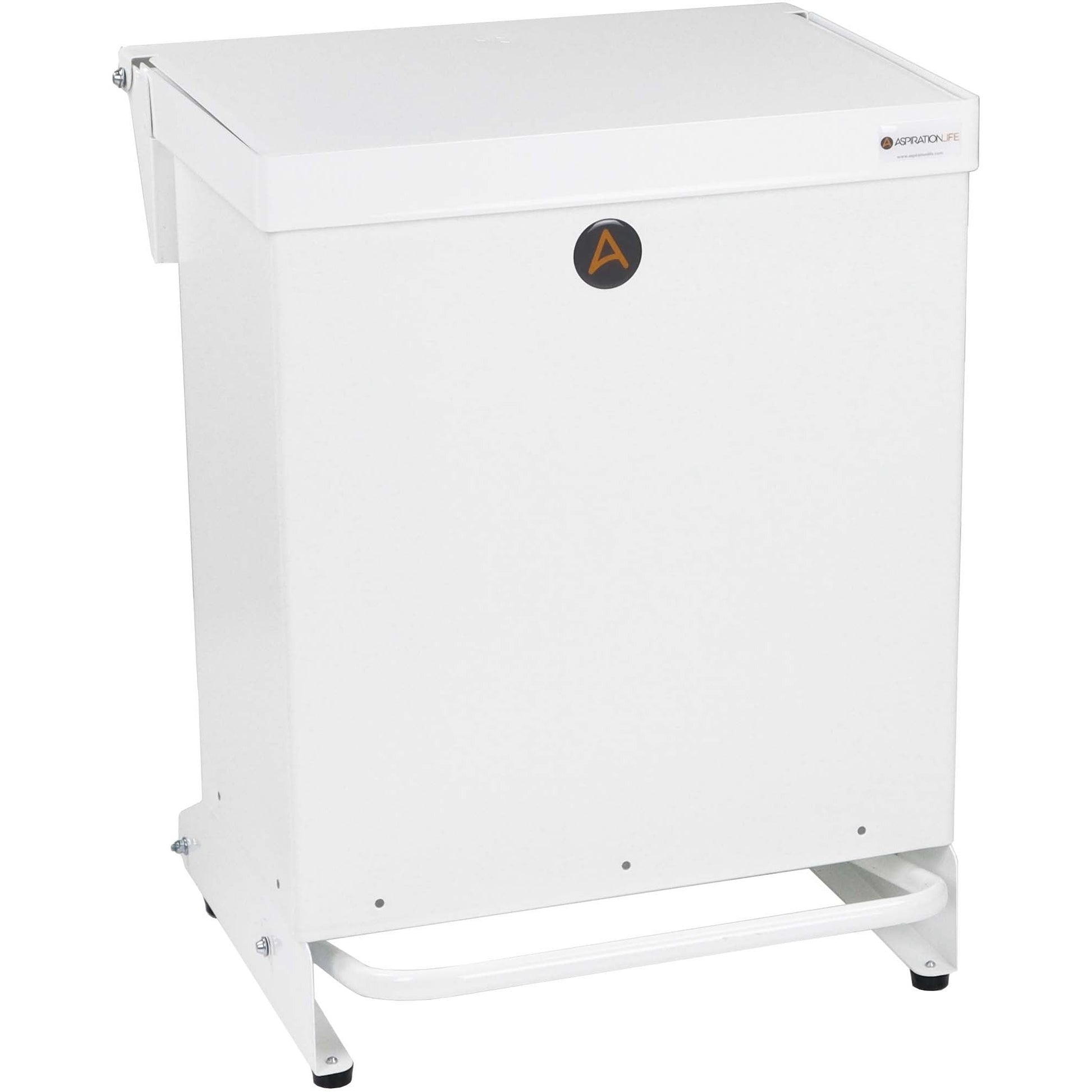 40L Tidy Bin – No Soft Close - White - Aspiration Life