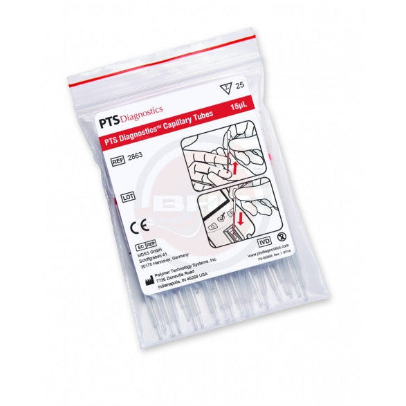 Safetec Pipette 15 µL - 25 Pipettes - BHR Pharmaceuticals