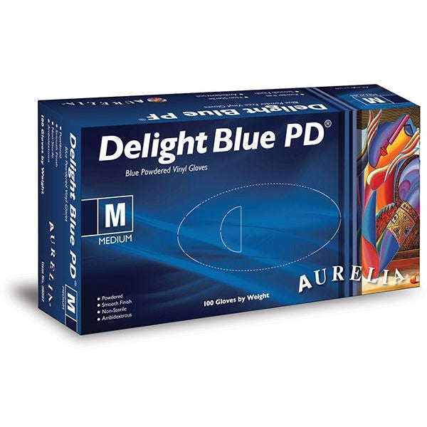 Aurelia Delight® 100 Delight Blue PD® - Medium (100) - Aurelia Gloves