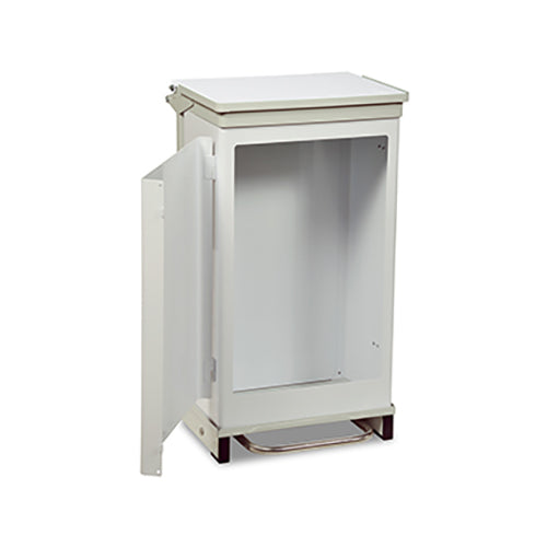 Bristol Maid Hands Free & Silent Closing, Removable Body Bin - Front Opening - White - 75 Litre - Bristol Maid