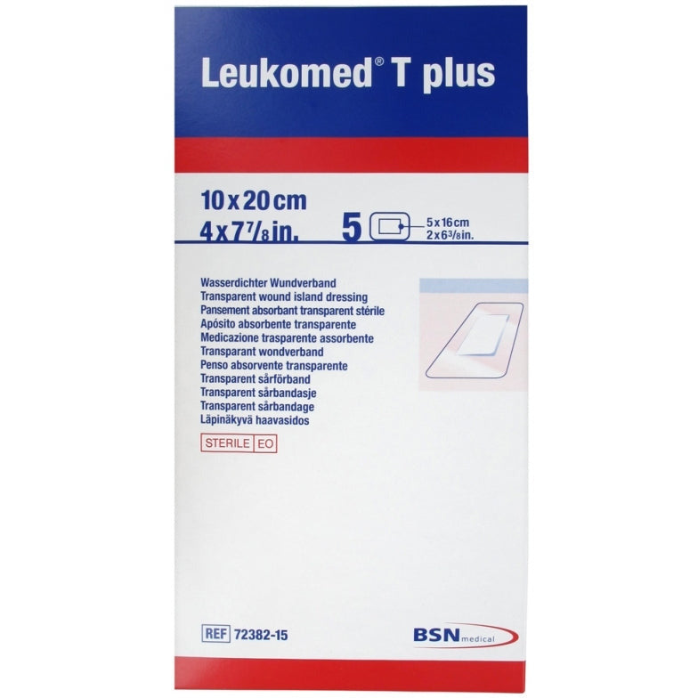 Leukomed T Plus Dressing 10cm x 30cm (pad size 5cm x 25cm) Pack of 50 - BSN